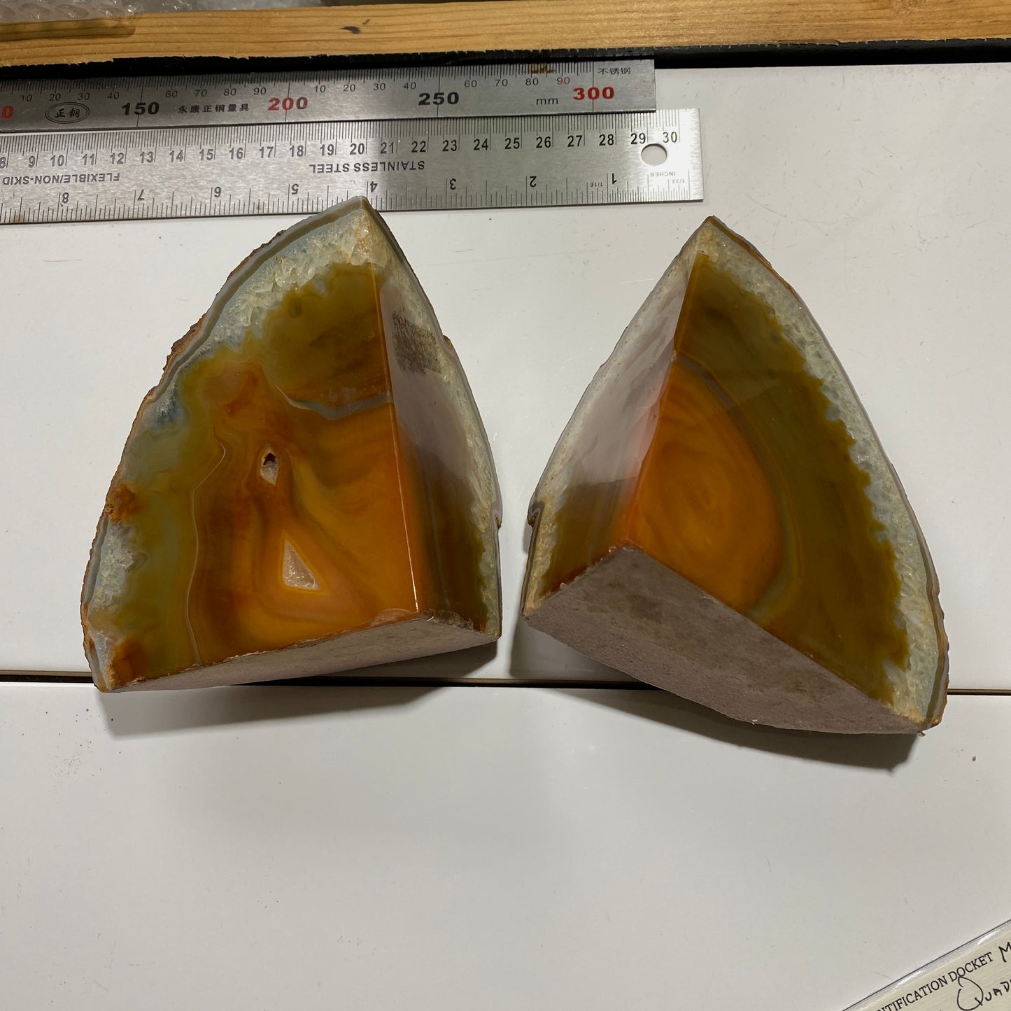 AGATE QUADRANTS - RANCHO COYAMITO, SIERRA DEL GALLEGO, CHUHUAHUA, MEXICO 1690g MF2154  1690g MF2154