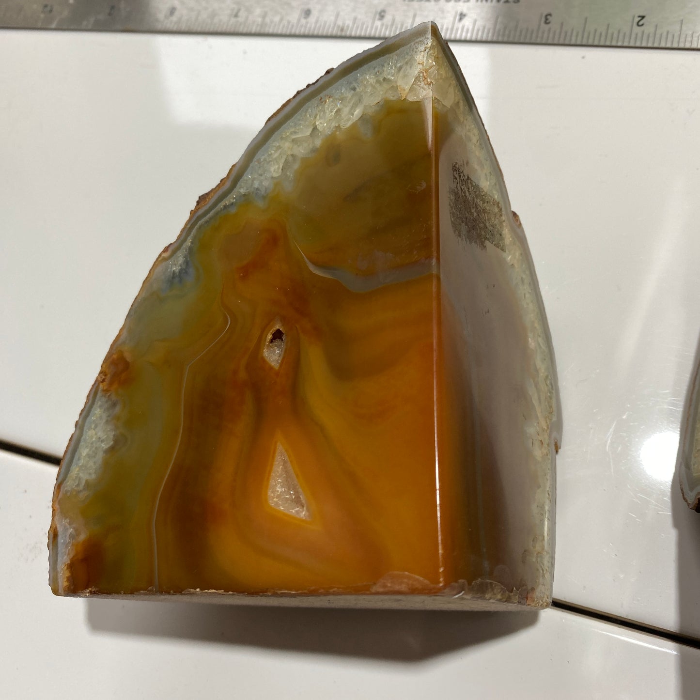 AGATE QUADRANTS - RANCHO COYAMITO, SIERRA DEL GALLEGO, CHUHUAHUA, MEXICO 1690g MF2154  1690g MF2154