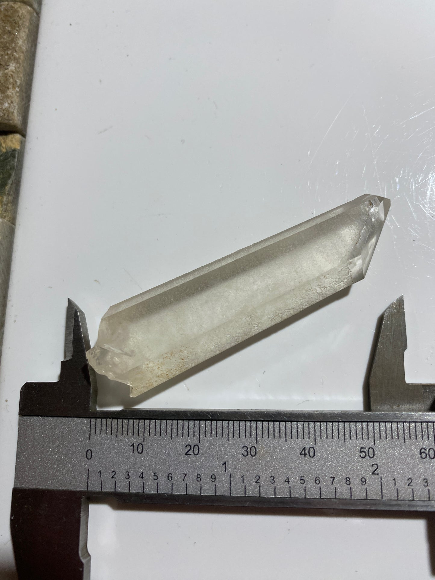 QUARTZ NATURAL CRYSTAL x 5 :  GANESH HIMAL, NEPAL, ASIA 155g. MF4755