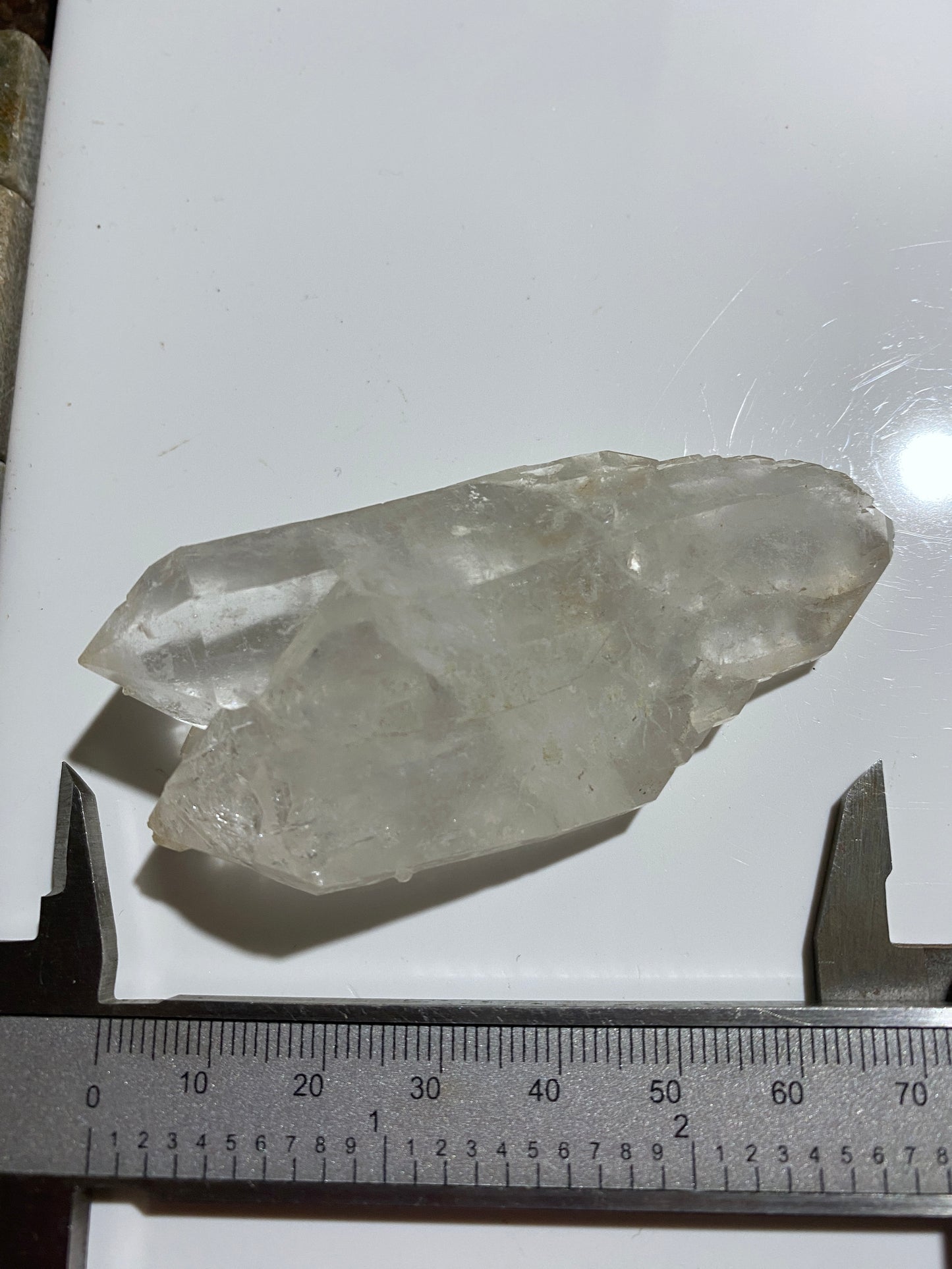 QUARTZ NATURAL CRYSTAL x 5 :  GANESH HIMAL, NEPAL, ASIA 155g. MF4755