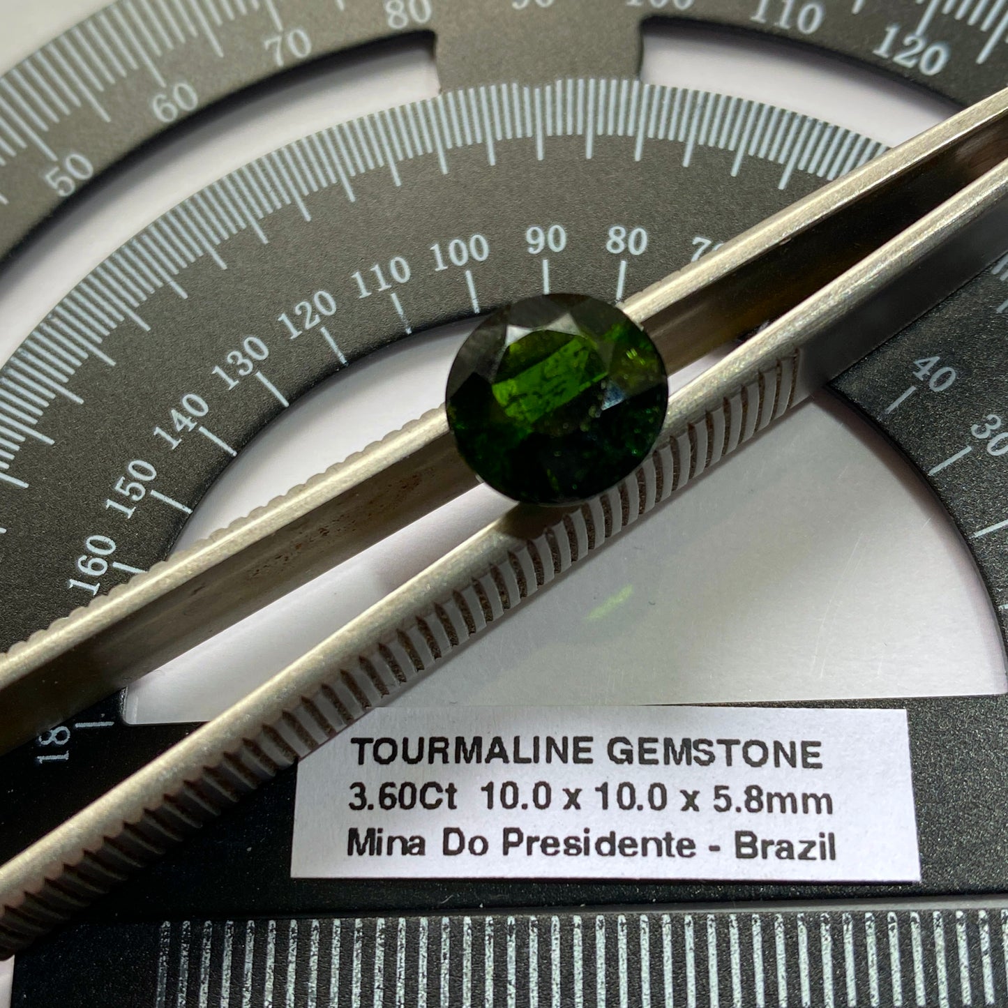 TOURMALINE NATURAL MINED - MINA DO PRESIDENTE, MINAS GERAIS, BRAZIL 3.60Ct MFG3686