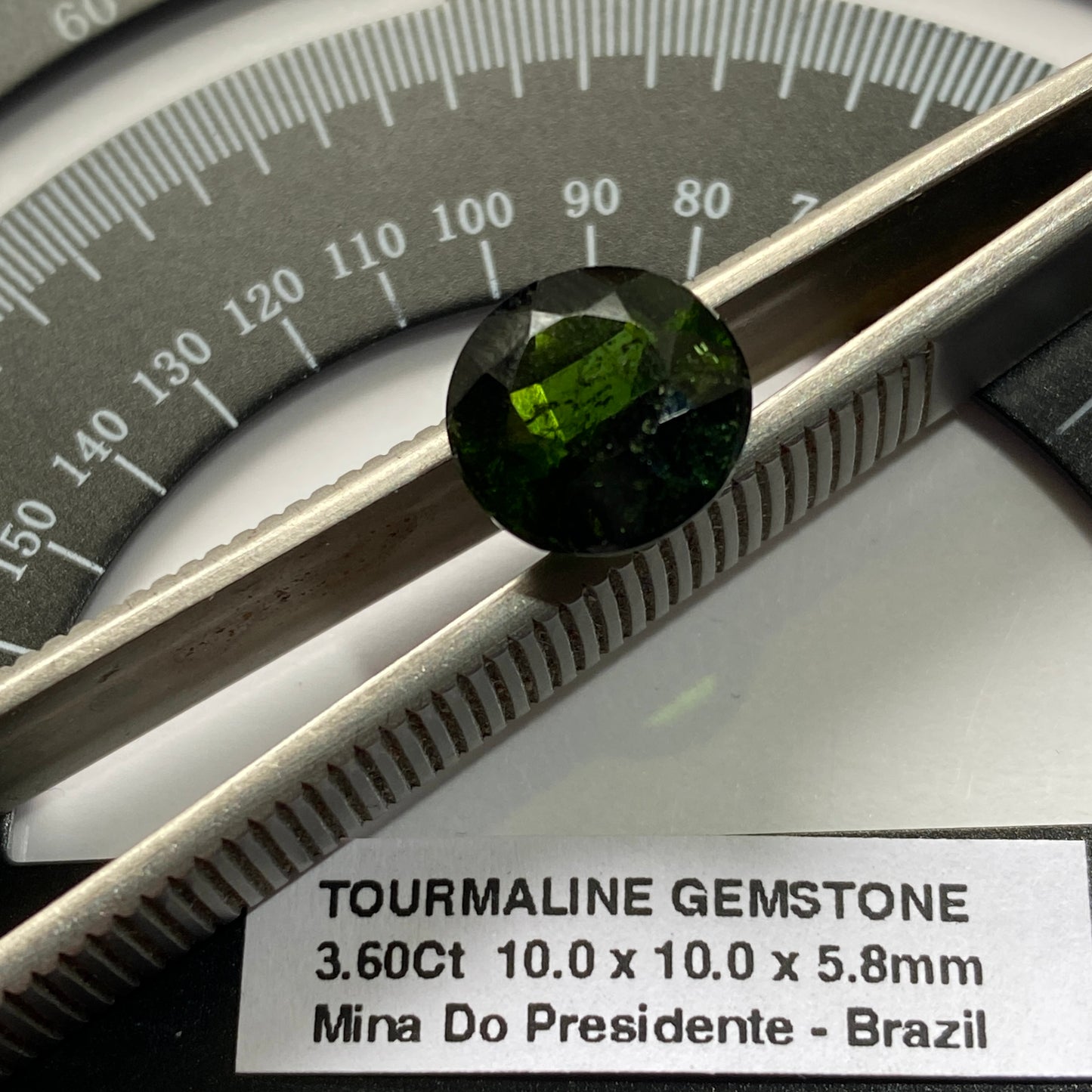 TOURMALINE NATURAL MINED - MINA DO PRESIDENTE, MINAS GERAIS, BRAZIL 3.60Ct MFG3686