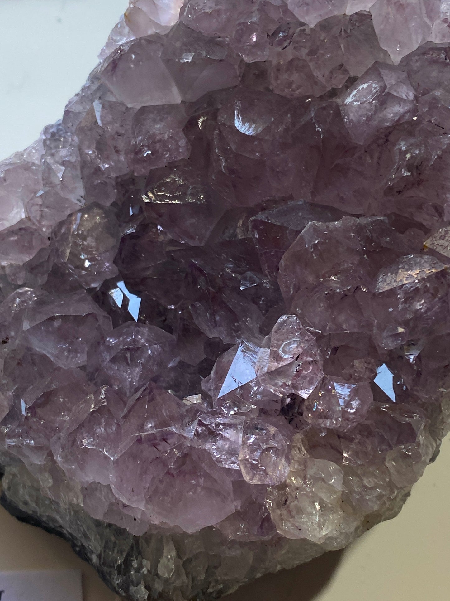 AMETHYST CRYSTAL ASSEMBLAGE : AMETISTA DO SUL, RIO GRANDE DO SUL, BRAZIL 684g MF4757