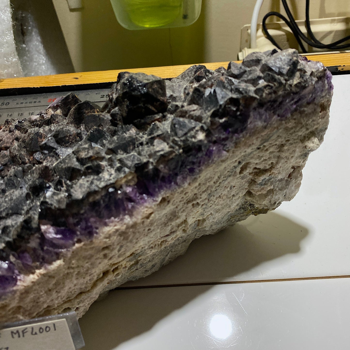 AMETHYST/SMOKE/QUARTZ SUBSTANTIAL 3180g. WHEAL UNY, CORNWALL. MF4001