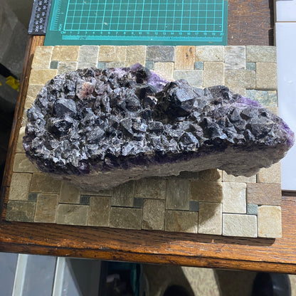 AMETHYST/SMOKE/QUARTZ SUBSTANTIAL 3180g. WHEAL UNY, CORNWALL. MF4001