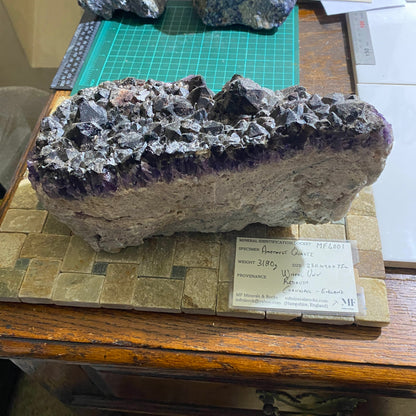 AMETHYST/SMOKE/QUARTZ SUBSTANTIAL 3180g. WHEAL UNY, CORNWALL. MF4001