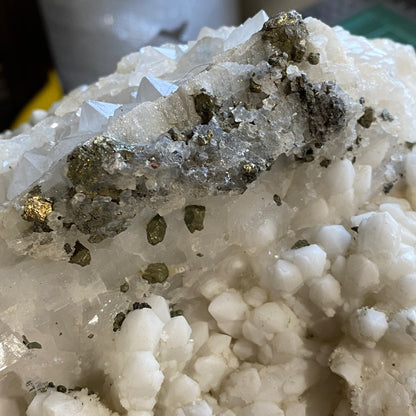 QUARTZ WITH PYRITE MASSIVE PIECE FROM GREYSTONES, CORNWALL 7.4kg MF4004