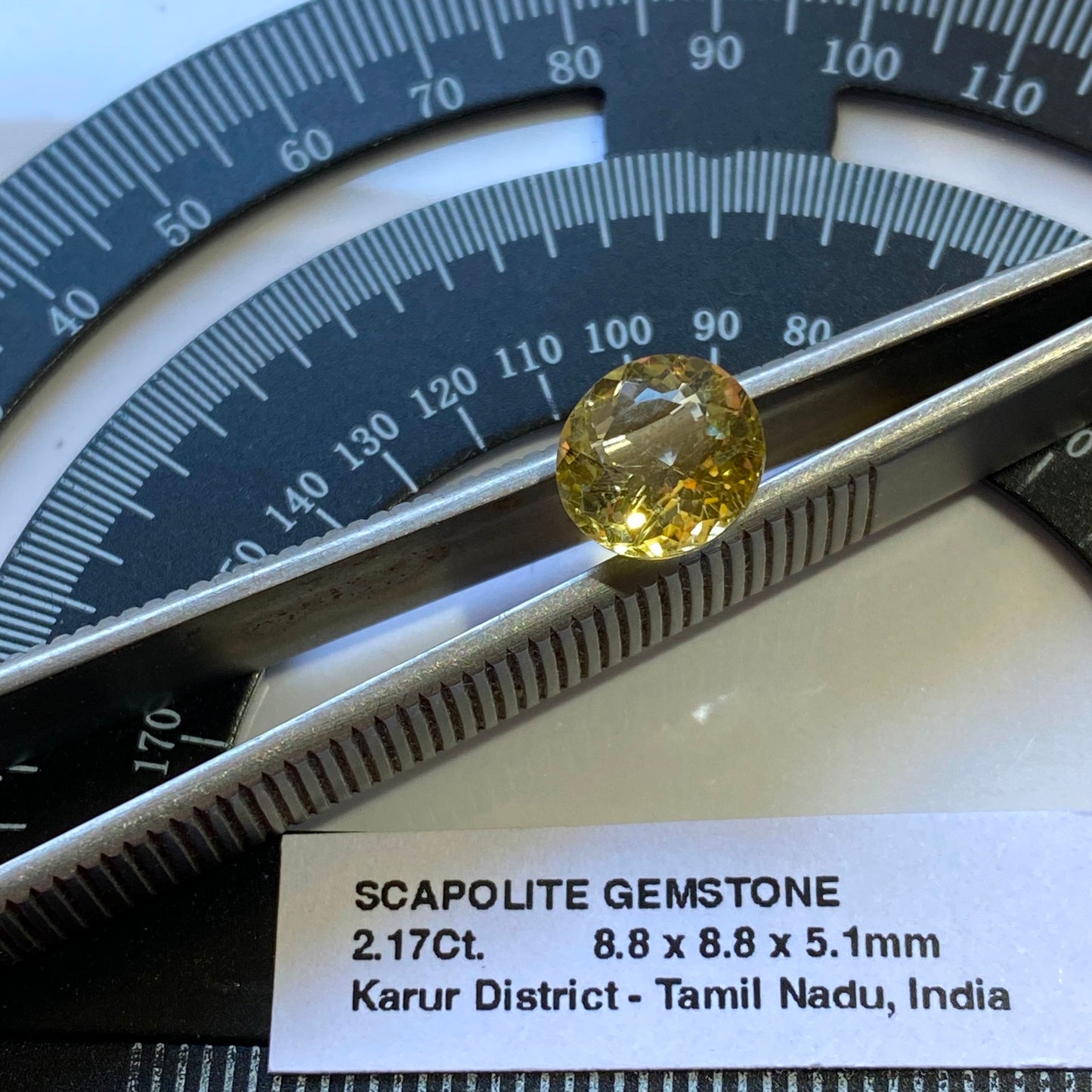 SCAPOLITE [WERNERITE] GEMSTONE - KARUR DISTRICT, TAMIL NADU, INDIA 2.17Ct MFG5005
