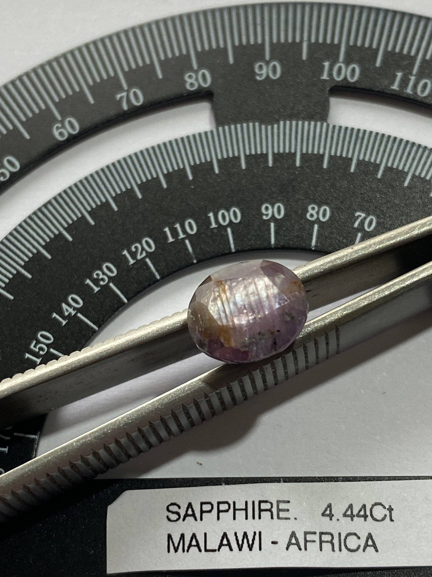 SAPPHIRE NATURAL MINED GEMSTONE : CHIMWADZULU, MALAWI, AFRICA 4.44Ct MFG4871
