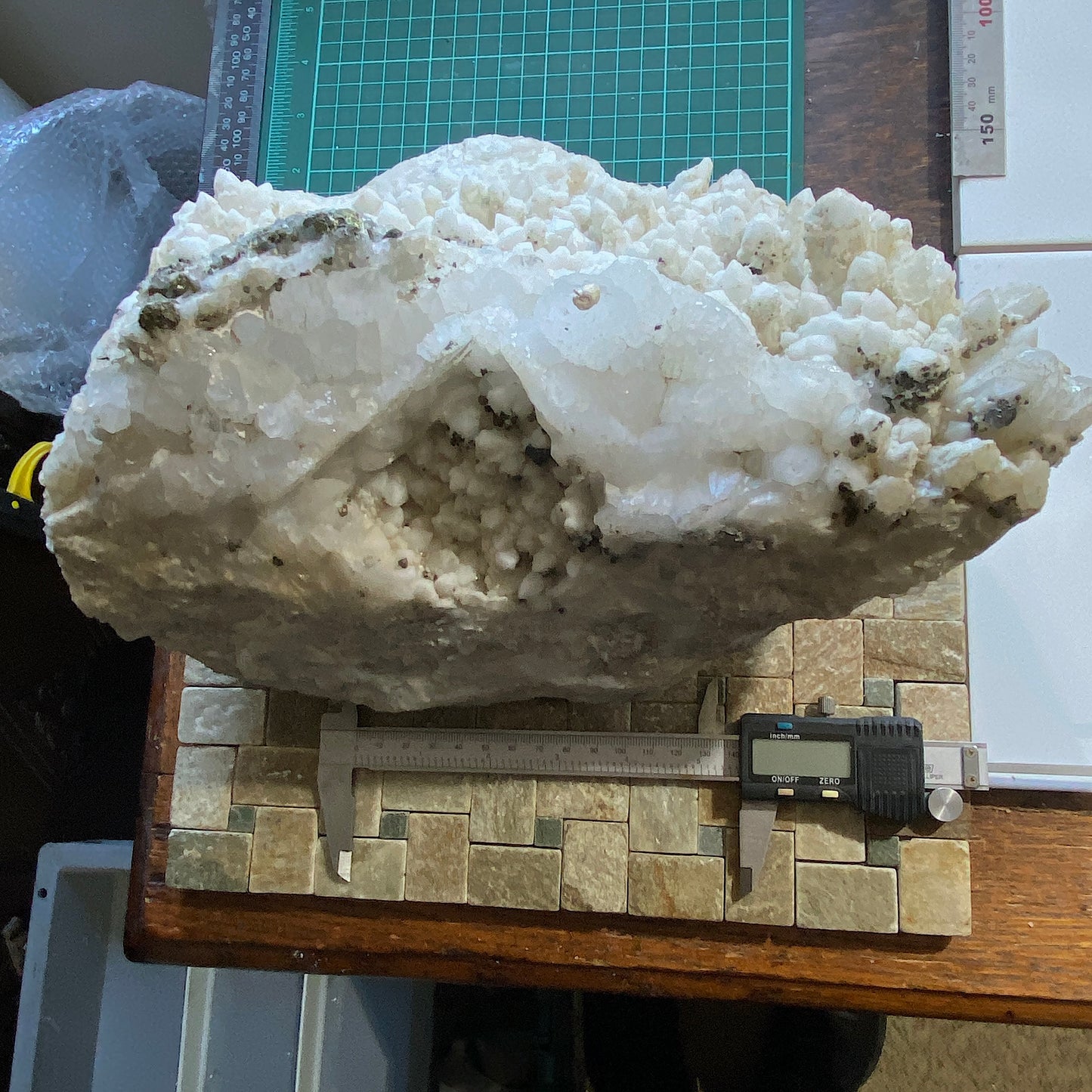 QUARTZ WITH PYRITE MASSIVE PIECE FROM GREYSTONES, CORNWALL 7.4kg MF4004