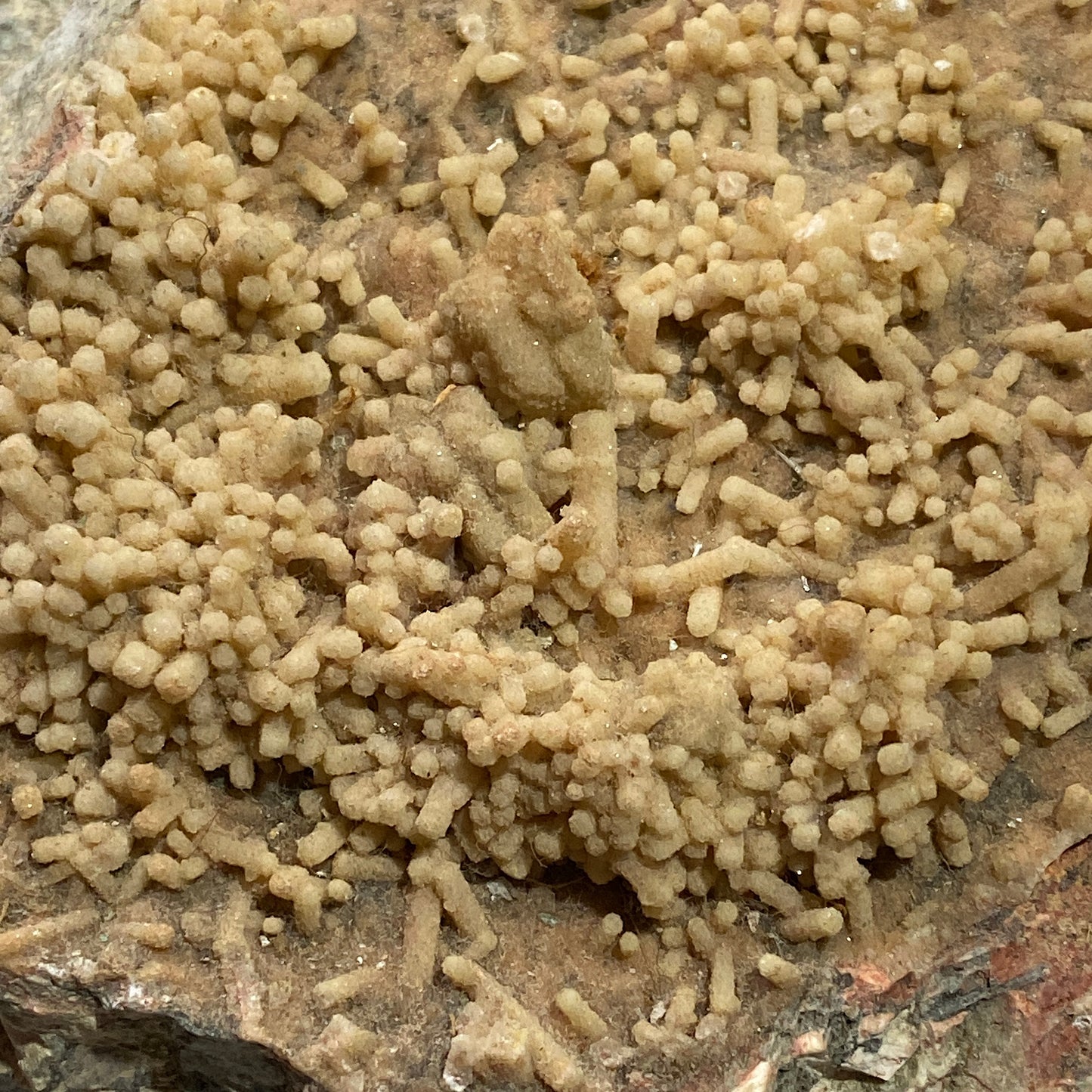 STILBITE EPIMORPHS - DEAN QUARRY, THE LIZARD, CORNWALL  652g MF4007