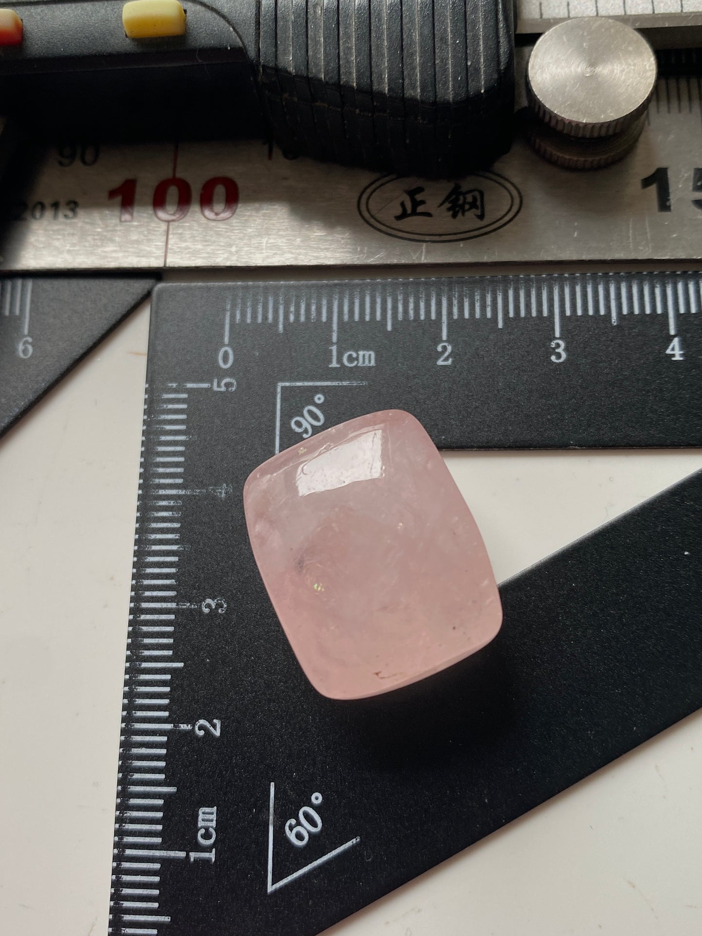ROSE QUARTZ NATURAL GEMSTONE : LARANJEIRAS, MINAS GERAIS, BRAZIL 38.23Ct MFG4868