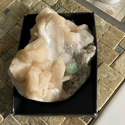 STILBITE WITH APOPHYLLITE, JALGAON, NASHIK, MAHARASHTRA, INDIA LARGE 494g MF1624