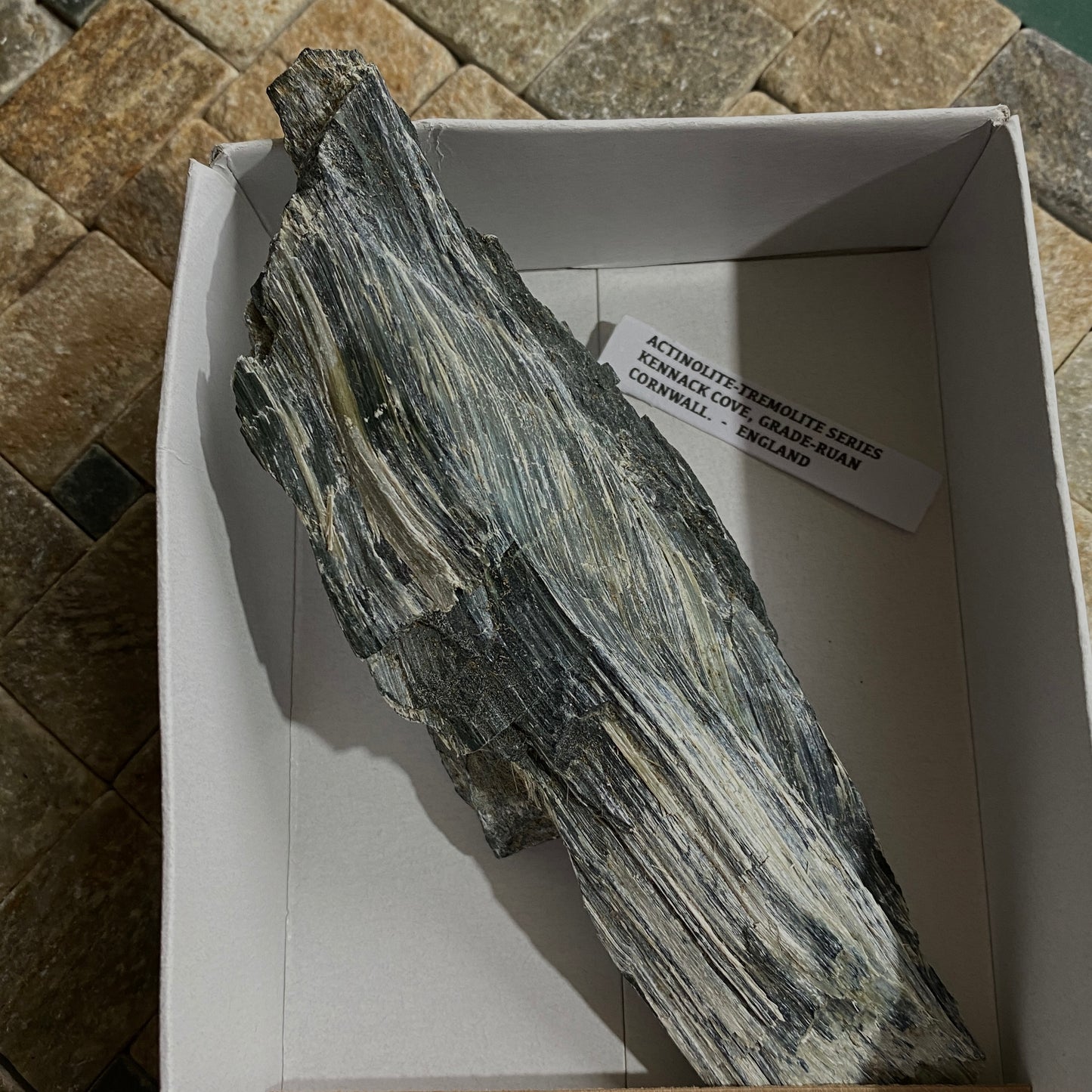 ACTINOLITE - TREMOLITE SERIES - KENNACK COVE, COVE, CORNWALL 103g MF4010