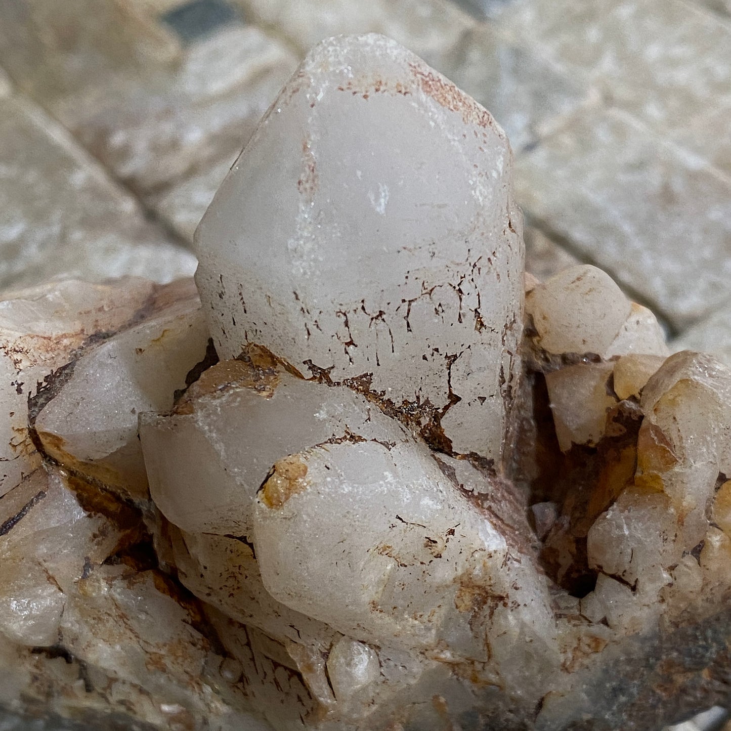 QUARTZ FROM WHEAL JANE, CORNWALL  200g. MF4011