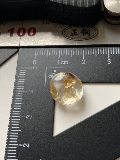QUARTZ NATURAL CABOCHON : CORONEL MURTA, MINAS GERAIS, BRAZIL  8.70Ct MFG4875
