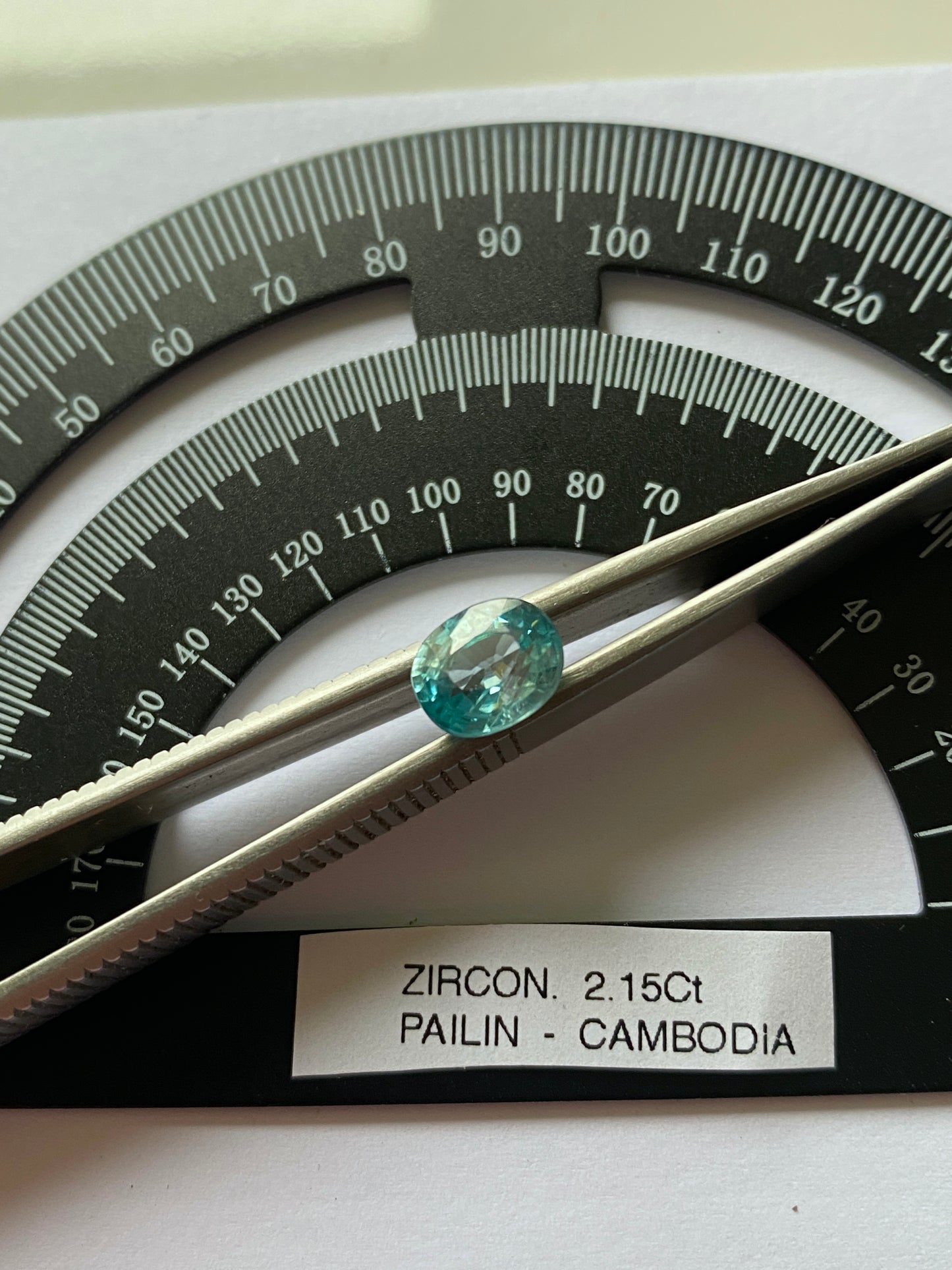 ZIRCON RARE NATURAL GEMSTONE : PAILIN PROVINCE, CAMBODIA 2.15Ct. MFG4887