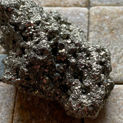PYRITE CRYSTAL ASSEMBLAGE - WHITEHORSE DISTRICT, THE YUKON, CANADA. 62g MF1082