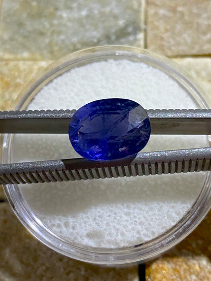 IOLITE NATURAL GEMSTONE : BABATI, MANYARA, TANZANIA. 4.38Ct MFG4884