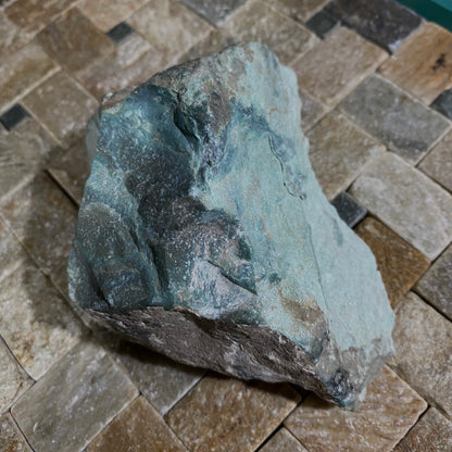 TURQUOISE [RASHLEIGHITE] - GUNHEATH, STENALEES, CORNWALL LARGE SPECIMEN 436g MF4014