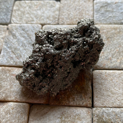 PYRITE CRYSTAL ASSEMBLAGE - WHITEHORSE DISTRICT, THE YUKON, CANADA. 62g MF1082