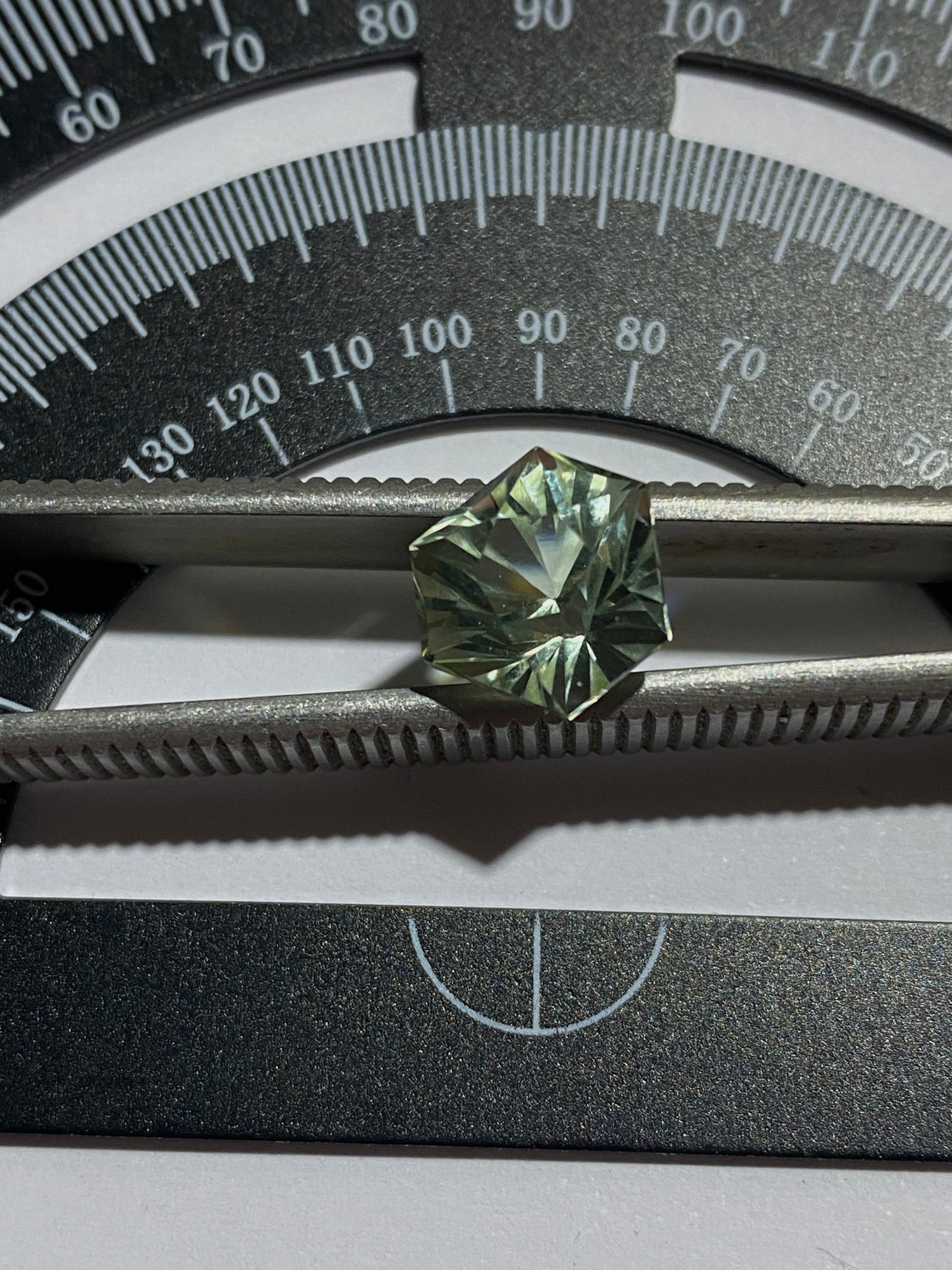 PRASIOLITE QUARTZ NATURAL GEMSTONE : BAHIA, BRAZIL  3.32Ct. MFG4864