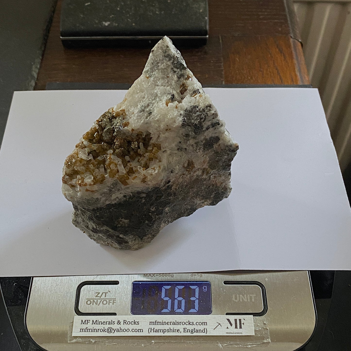 SPHALERITE/PYRITE]QUARTZ [ETC] - WHEAL JANE, BALDHU, KEA, CORNWALL, ENGLAND 564g MF1051