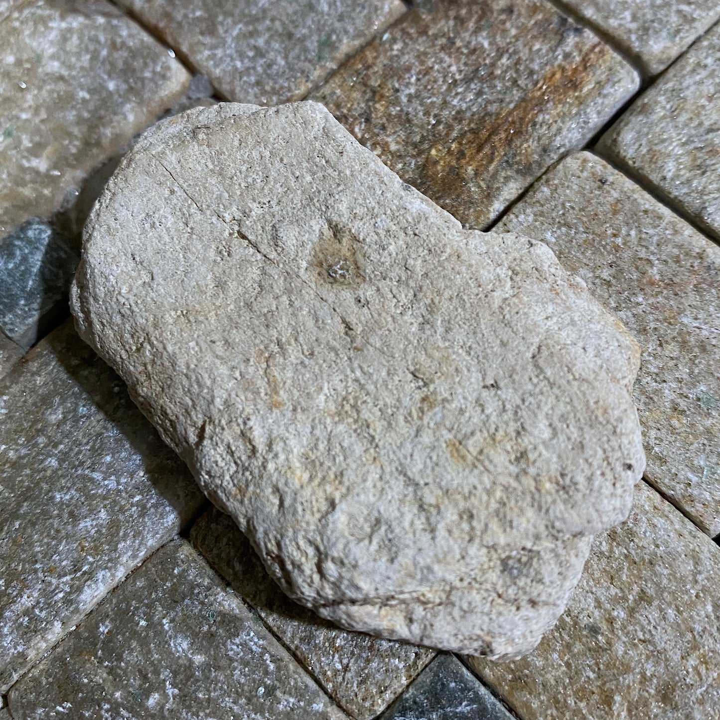 KAOLITE AFTER ORTHOCLASE - GOONBARROW PIT, BUGLE, CORNWALL. 29g MF4015