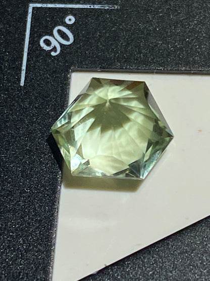 PRASIOLITE QUARTZ NATURAL GEMSTONE : BAHIA, BRAZIL  3.32Ct. MFG4864