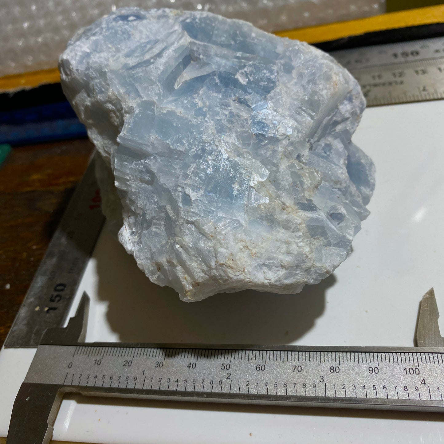 BLUE CALCITE - CERRO DE TLAICA, MORELOS, MEXICO. HEAVY 818g. MF4016