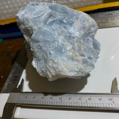 BLUE CALCITE - CERRO DE TLAICA, MORELOS, MEXICO. HEAVY 818g. MF4016