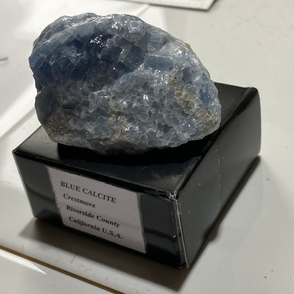 BLUE CALCITE - CRESTMORE, RIVERSIDE COUNTY, CALIFORNIA, U.S.A.  67g. MF1036