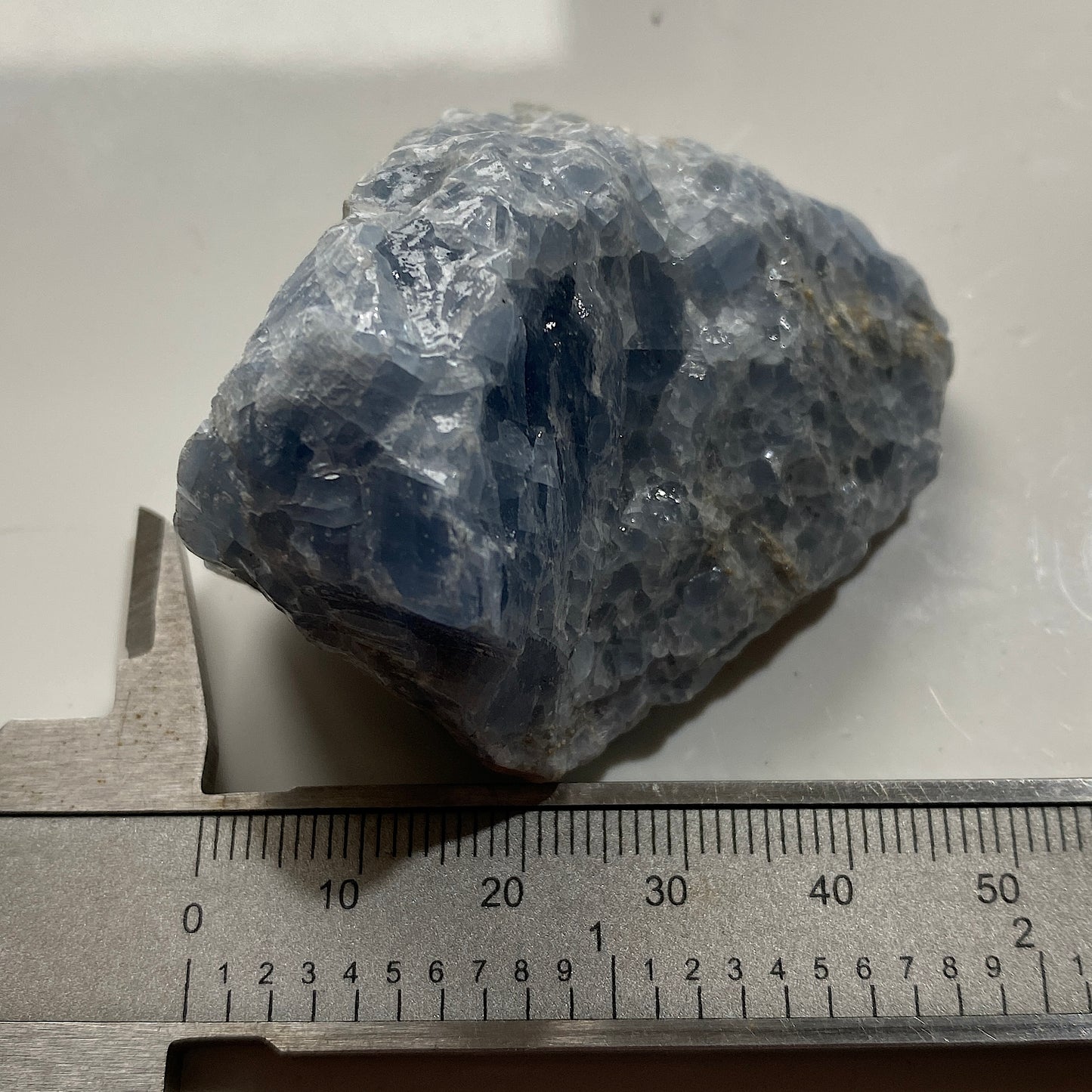 BLUE CALCITE - CRESTMORE, RIVERSIDE COUNTY, CALIFORNIA, U.S.A.  67g. MF1036