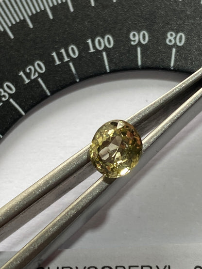 CHRYSOBERYL RARE NATURAL GEMSTONE : RATNAPURA, SRI LANKA  0.86Ct MFG4867