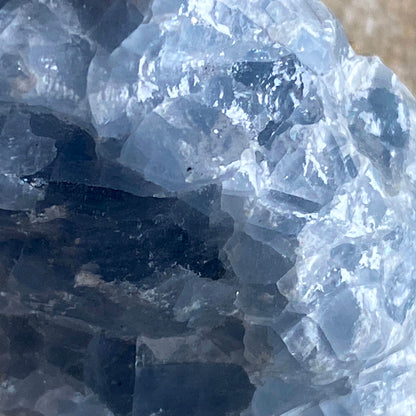 BLUE CALCITE - CRESTMORE, RIVERSIDE COUNTY, CALIFORNIA, U.S.A.  67g. MF1036