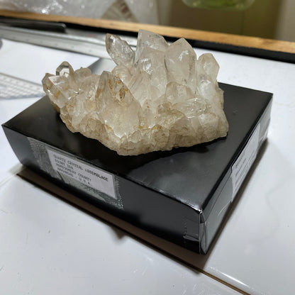QUARTZ CRYSTAL ASSEMBLAGE - MOUNT IDA, ARKANSAS, U.S.A.  217g MF1011