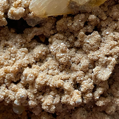 DOLOMITE ON CALCITE [WITH PYRITE ETC] FROM CAVNIC MINE SUBSTANTIAL 2300g MF1101