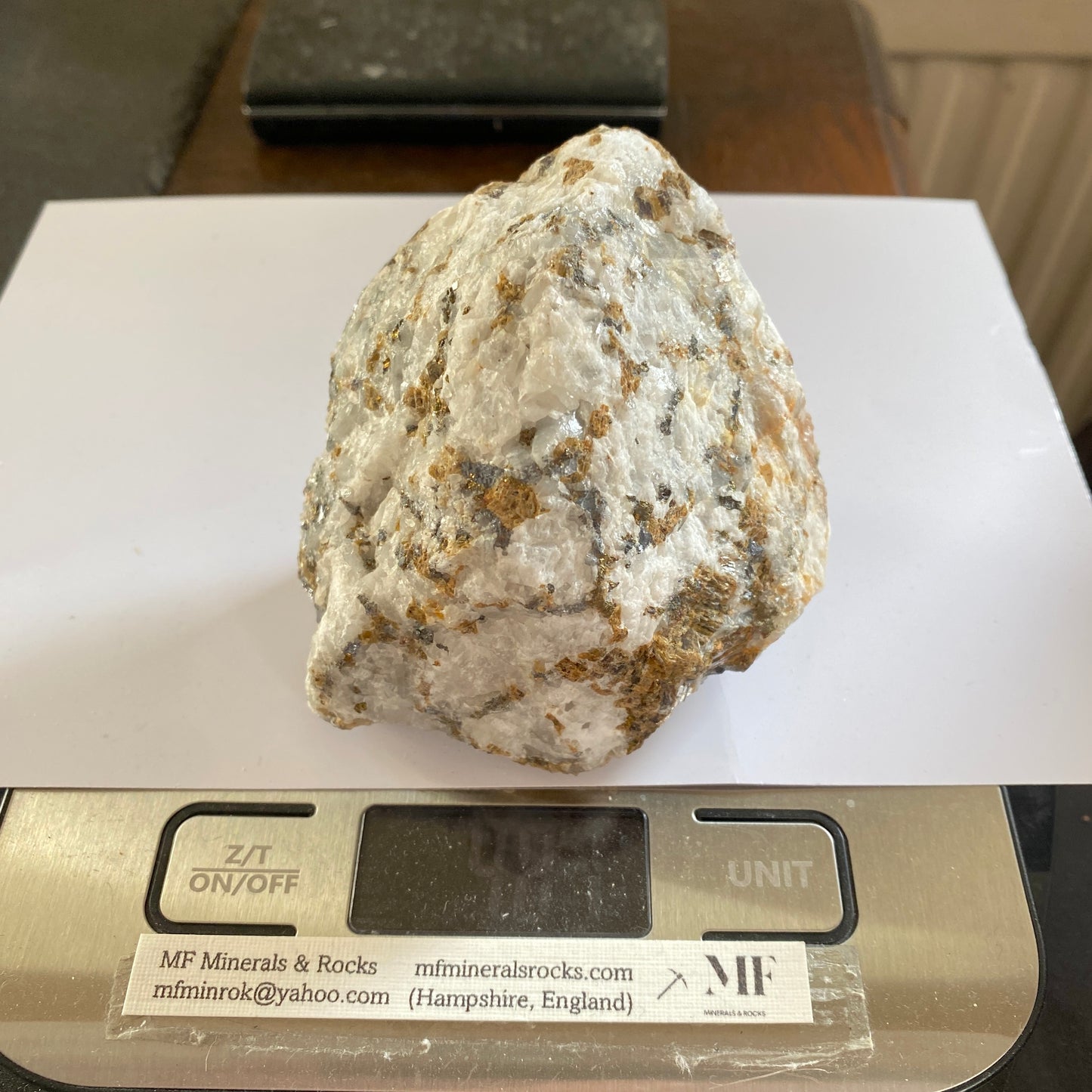 INTERESANTE MUESTRA MULTIMINERAL DE LA MINA NAICA, MÉXICO GRANDE 480g MF1179
