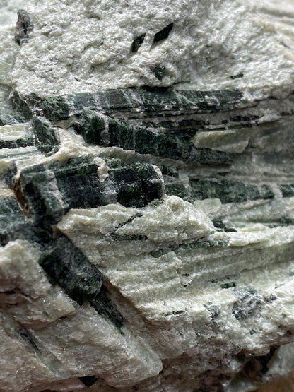 ACTINOLITE IN TALC : MAOL BEAG, AUCHTERTYRE, KYLE OF LOCHALSH, SCOTLAND 826g MF4862
