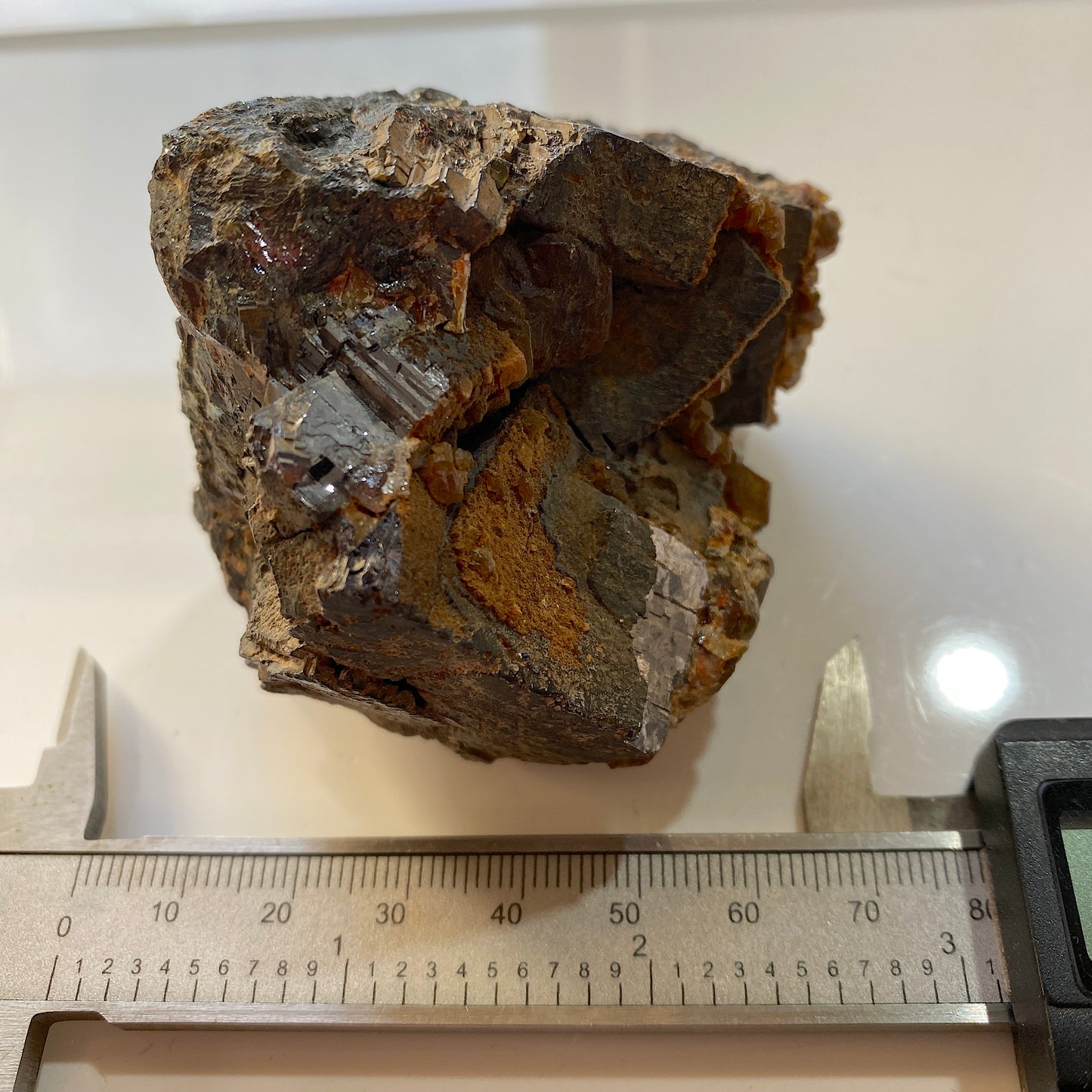 GALÈNE/SIDERITE/SPHALERITE/PYRITE ÉCHANTILLON IMPRESSIONNANT DE ROUMANIE 454g MF1150