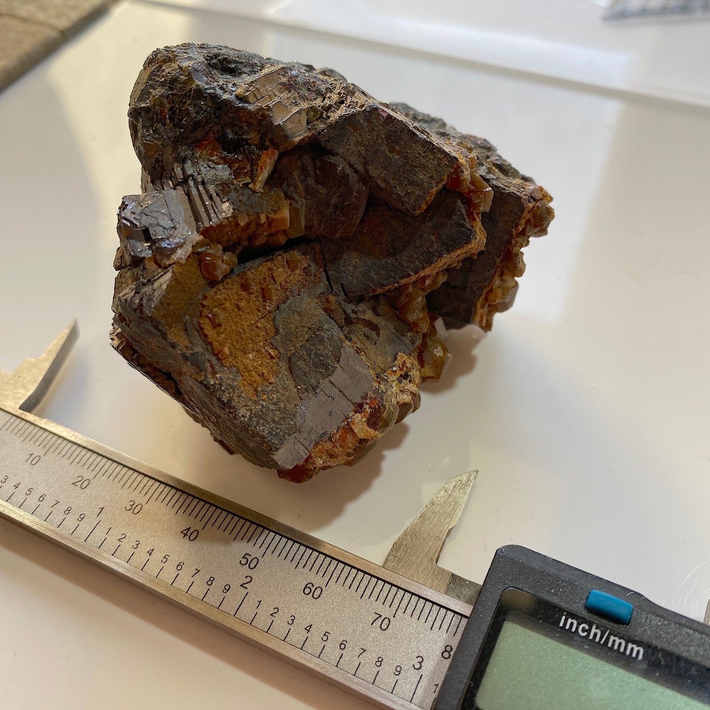 GALÈNE/SIDERITE/SPHALERITE/PYRITE ÉCHANTILLON IMPRESSIONNANT DE ROUMANIE 454g MF1150