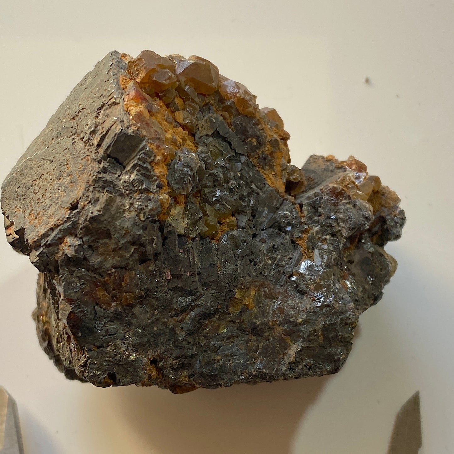 GALÈNE/SIDERITE/SPHALERITE/PYRITE ÉCHANTILLON IMPRESSIONNANT DE ROUMANIE 454g MF1150