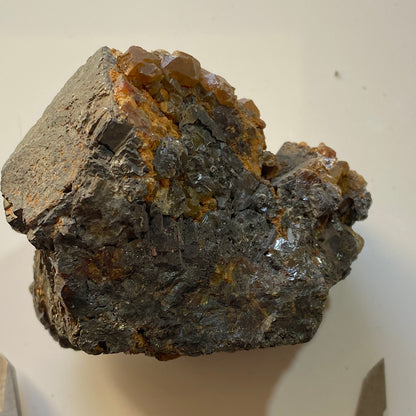 GALÈNE/SIDERITE/SPHALERITE/PYRITE ÉCHANTILLON IMPRESSIONNANT DE ROUMANIE 454g MF1150