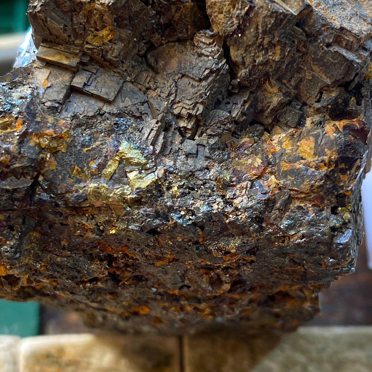 GALÈNE/SIDERITE/SPHALERITE/PYRITE ÉCHANTILLON IMPRESSIONNANT DE ROUMANIE 454g MF1150