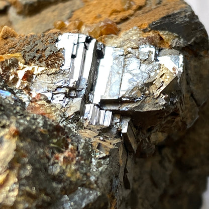GALÈNE/SIDERITE/SPHALERITE/PYRITE ÉCHANTILLON IMPRESSIONNANT DE ROUMANIE 454g MF1150