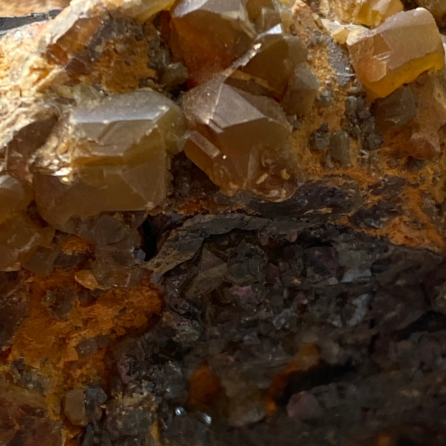 GALÈNE/SIDERITE/SPHALERITE/PYRITE ÉCHANTILLON IMPRESSIONNANT DE ROUMANIE 454g MF1150