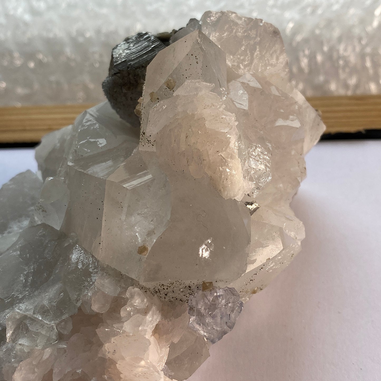 QUARTZ/CALCITE/FLUORITE/PYRITE, BOLDUT MINE, ROMANIA. 444g MF1637