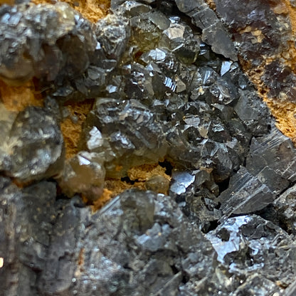 GALÈNE/SIDERITE/SPHALERITE/PYRITE ÉCHANTILLON IMPRESSIONNANT DE ROUMANIE 454g MF1150