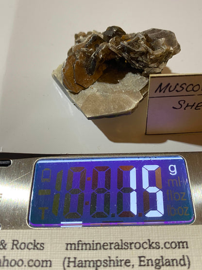 MUSCOVITE MICA : SHELBY, CLEVELAND CO, NORTH CAROLINA, U.S.A. 15g MF4762