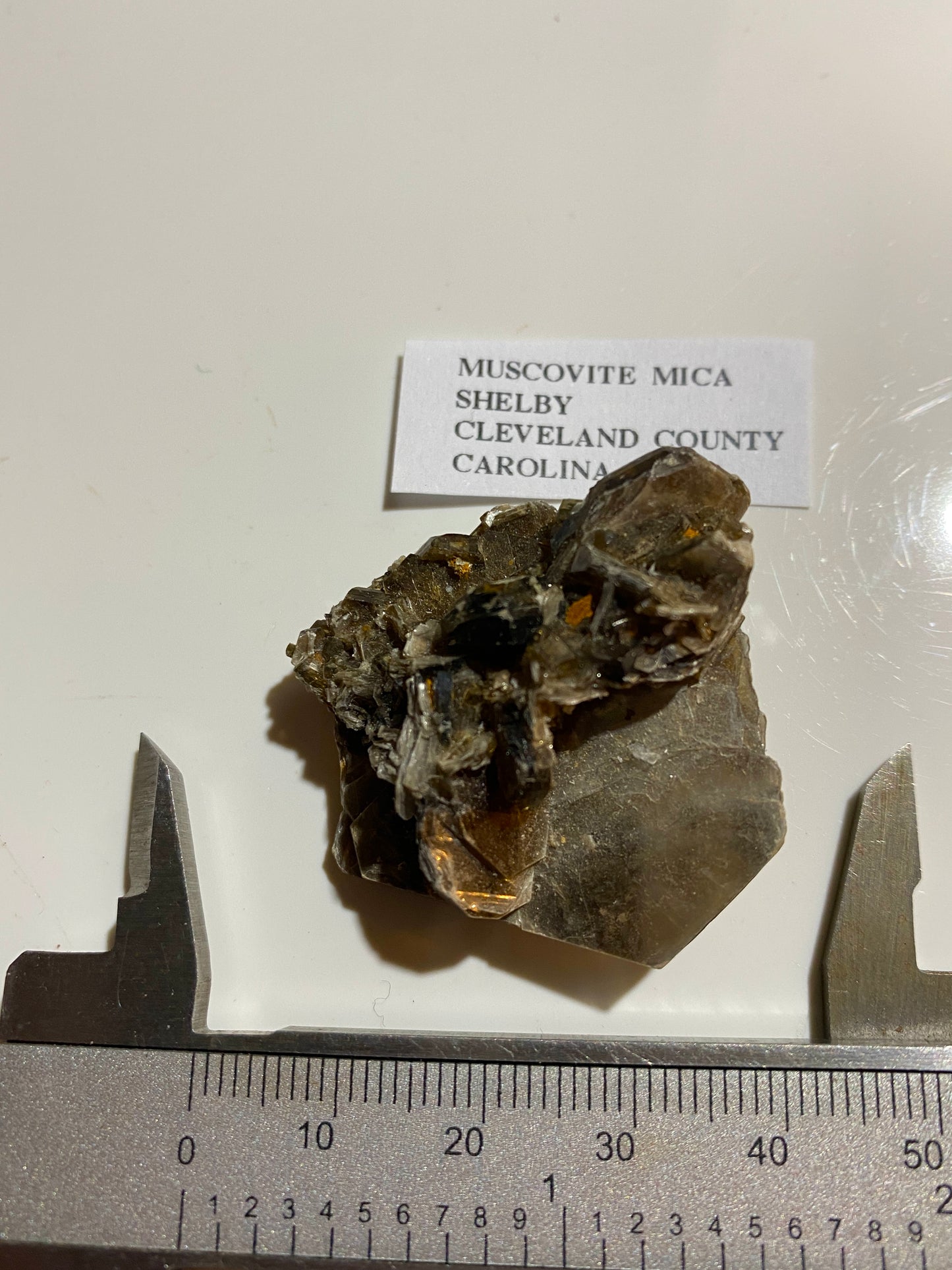 MUSCOVITE MICA : SHELBY, CLEVELAND CO, NORTH CAROLINA, U.S.A. 15g MF4762